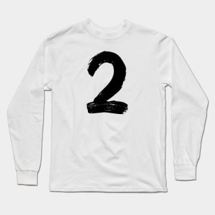 Number 2 Long Sleeve T-Shirt
